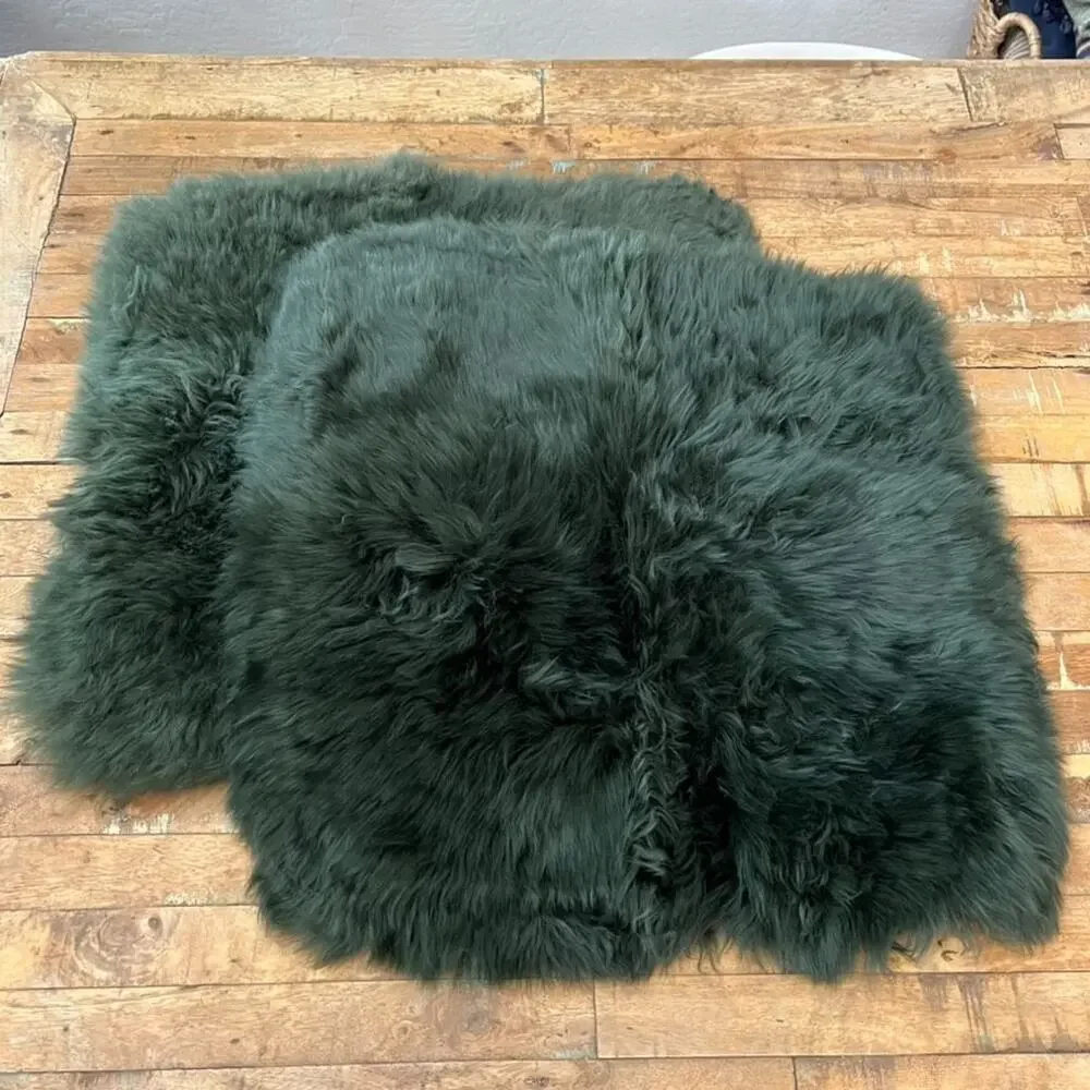 Handmade Genuine Mongolian Lamb Fur Pillow Shams 18